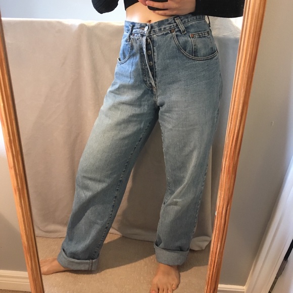 Vintage Guess Baggy Wide Leg Jeans - Picture 3 of 16